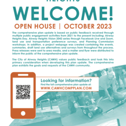 Airway Heights Comprehensive Plan 2023 Update Open House thumbnail icon